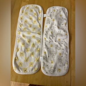 Winnie the Pooh burp cloths